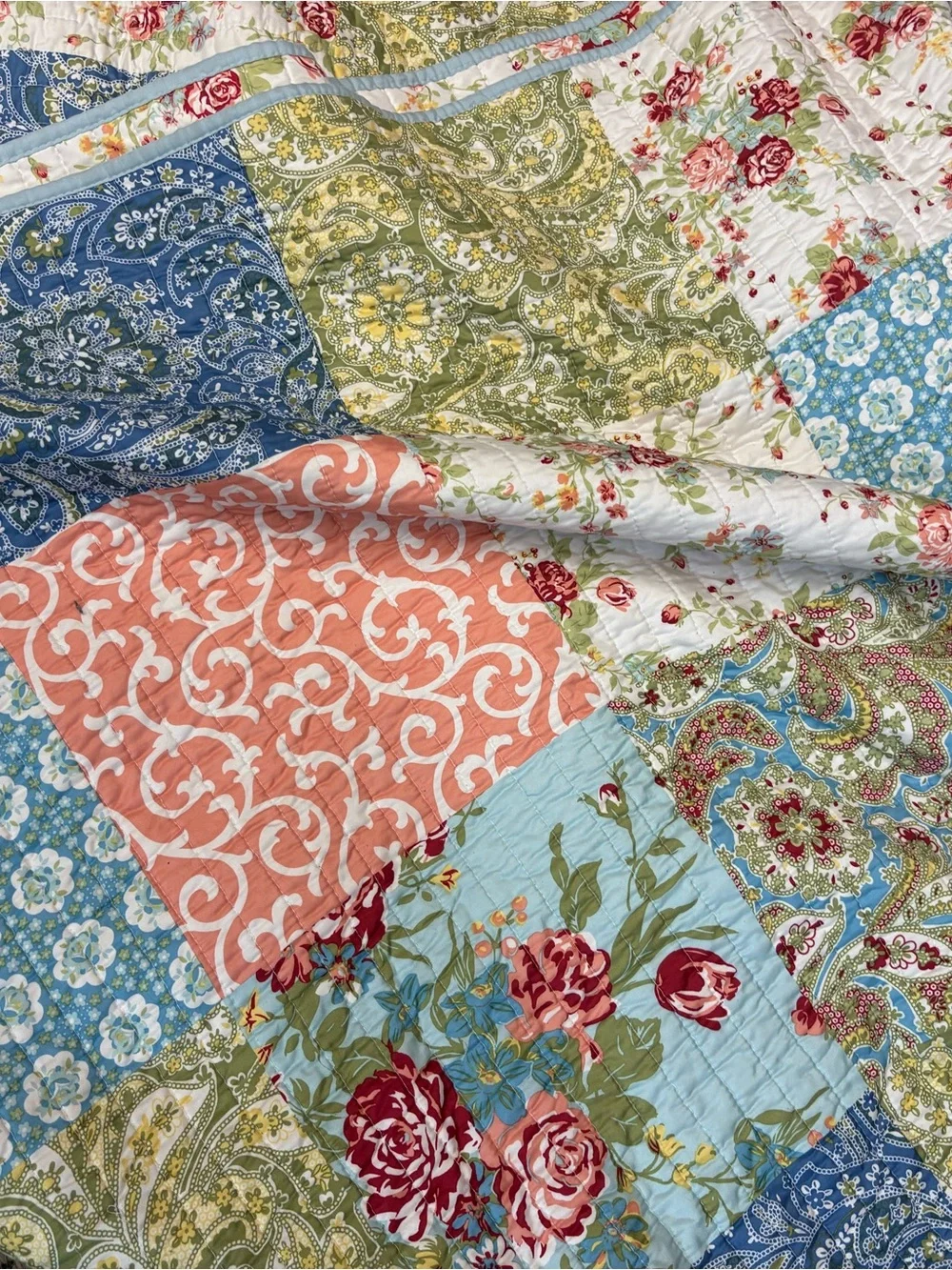 Floral Patchwork KING QUILT